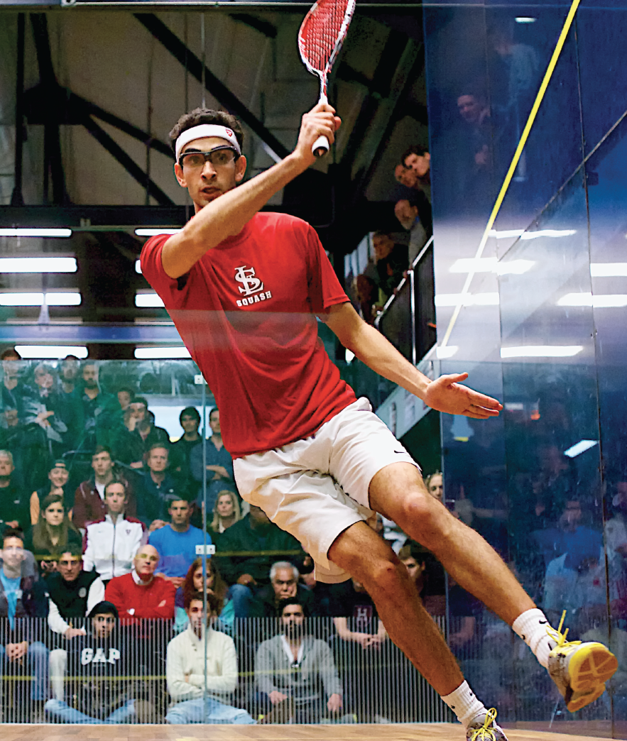 In a rematch of the 2010 World Junior Championships final, in which Amr Khaled Khalifa defeated Ali Farag, the first year player from from St. Lawrence (Khalifa) once again came out on top. Farag, a junior in his second year at Harvard, was seeking to repeat as the College Squash Individual Champion.