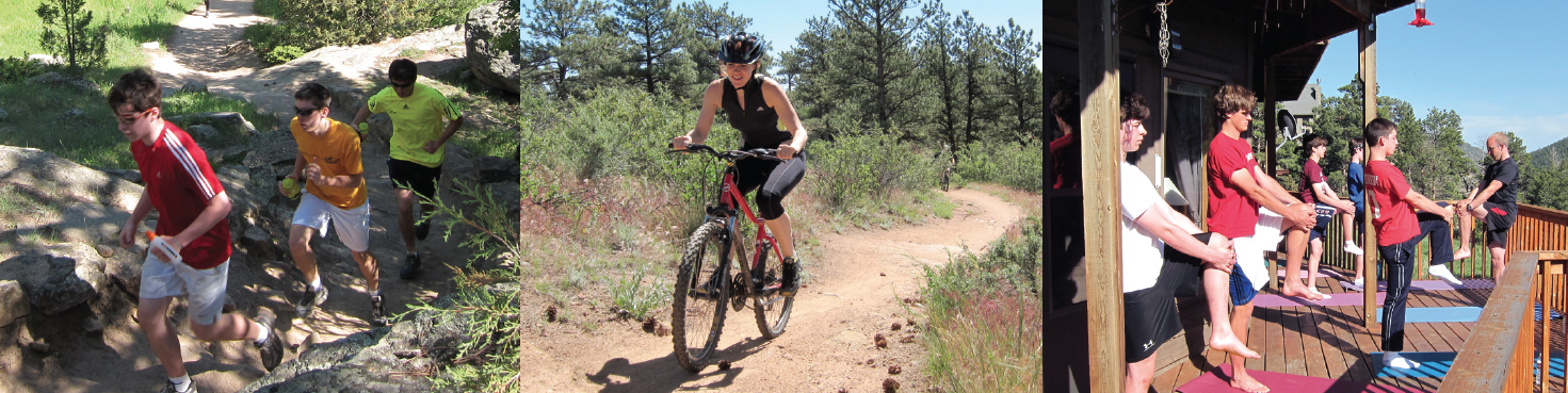 Trail running and off-road mountain biking both provide the added challenge of uneven surfaces and obstacles, requiring increased focus along with quick agile body control. And yoga is excellent for improving strength and mobility—and restorative stretching. 
