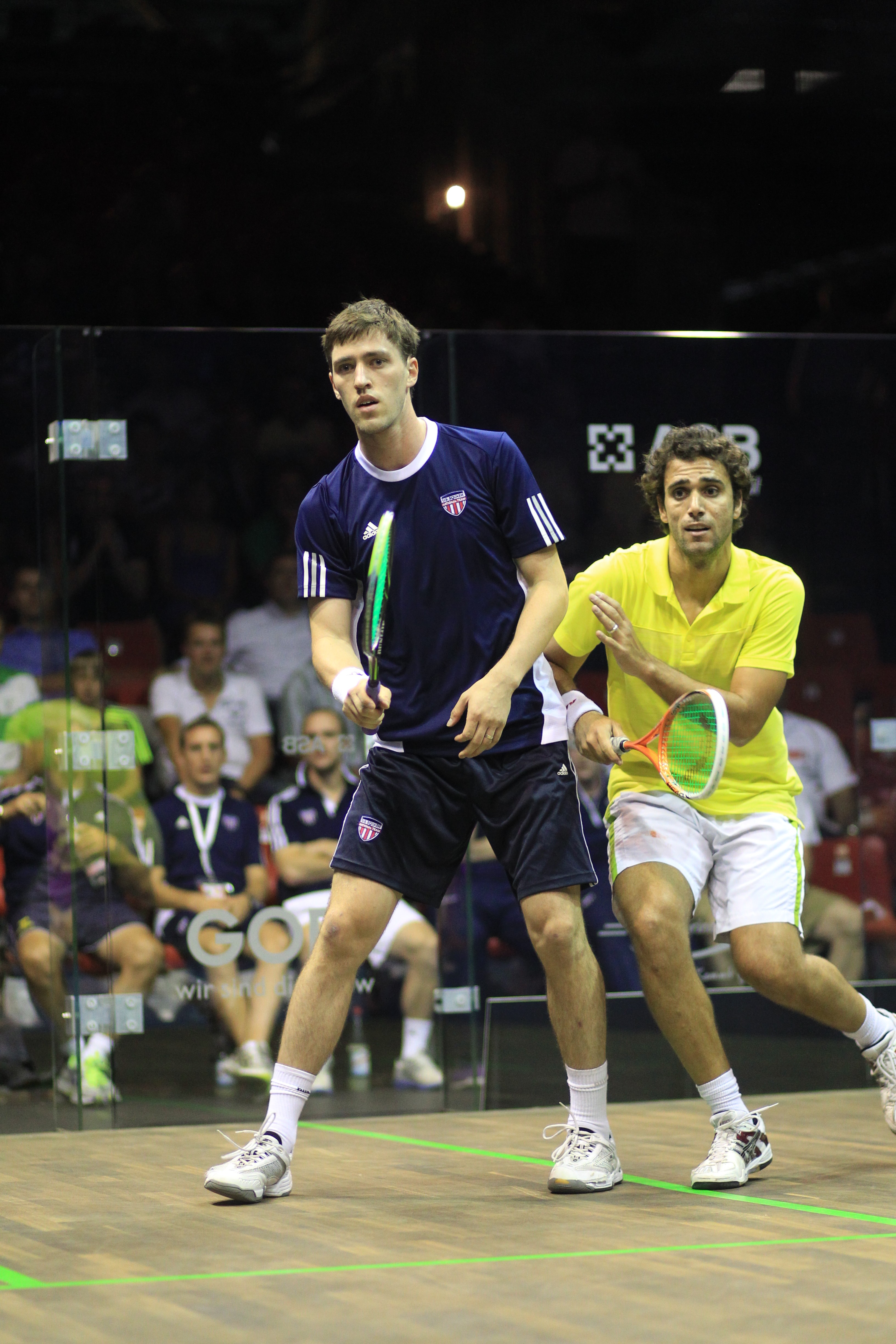 Despite a World Ranking that has slipped from a high of No. 24 in January 2012 to his current No. 55, Julian Illingworth (L) will be looking to lead the Americans to a strong performance in France. Along with Illingworth, both Gilly Lane and Chris Gordon have been, or currently are, ranked in the World's Top-50. 