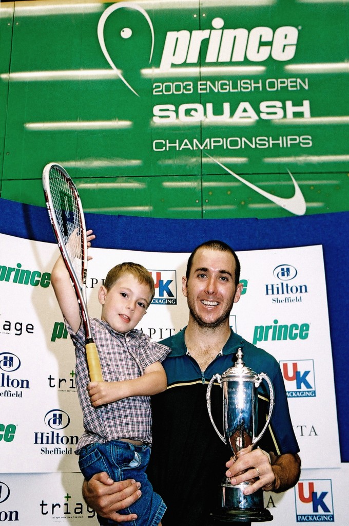 In 2003, John White shared victory with his son at the English Open.