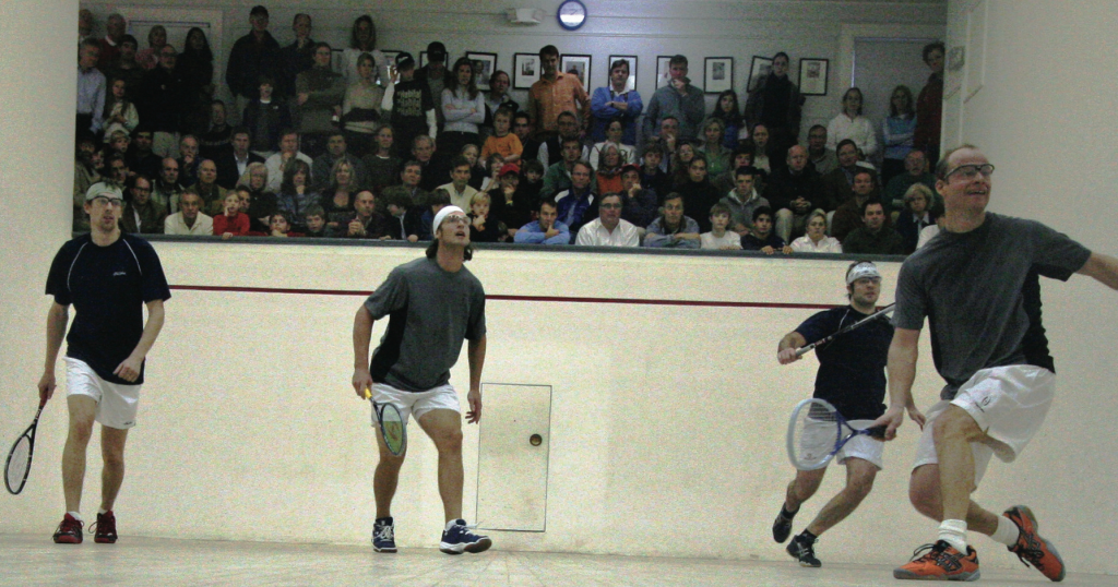 a packed gallery at Apawamis watches Price & Gould beat Mudge & Waite for the fourth straight time and ensure that they are the first new tandem ranked No. 1 on the pro doubles tour in eight years.