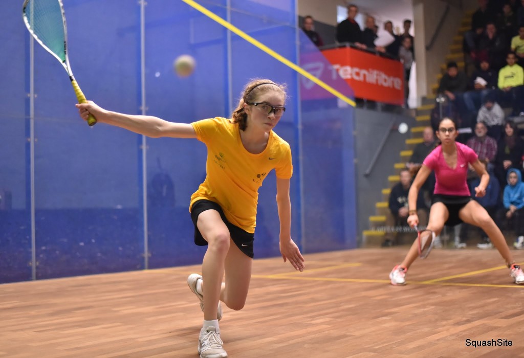 Stefanoni made a huge statement with her win over top seeded Jana Shiha at the 2016 British Junior Open.
