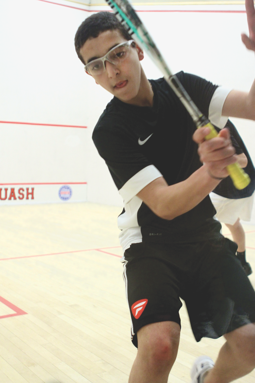 In the Boys U15, Egyptian Mahmoud Yousry took the long road to the title with three five-game matches, including his quarterfinal in which he trailed 2-1.