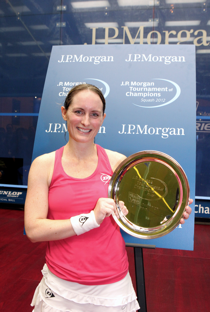 Grinham’s sister, Natalie, won her first major tournament since coming back on tour after maternity leave. 