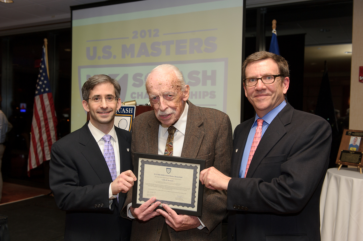 2012 Grand Master Honor Roll Inductees John H. Bennett, (L-R, below) Anthony Crociata and Charles P. Baker.
