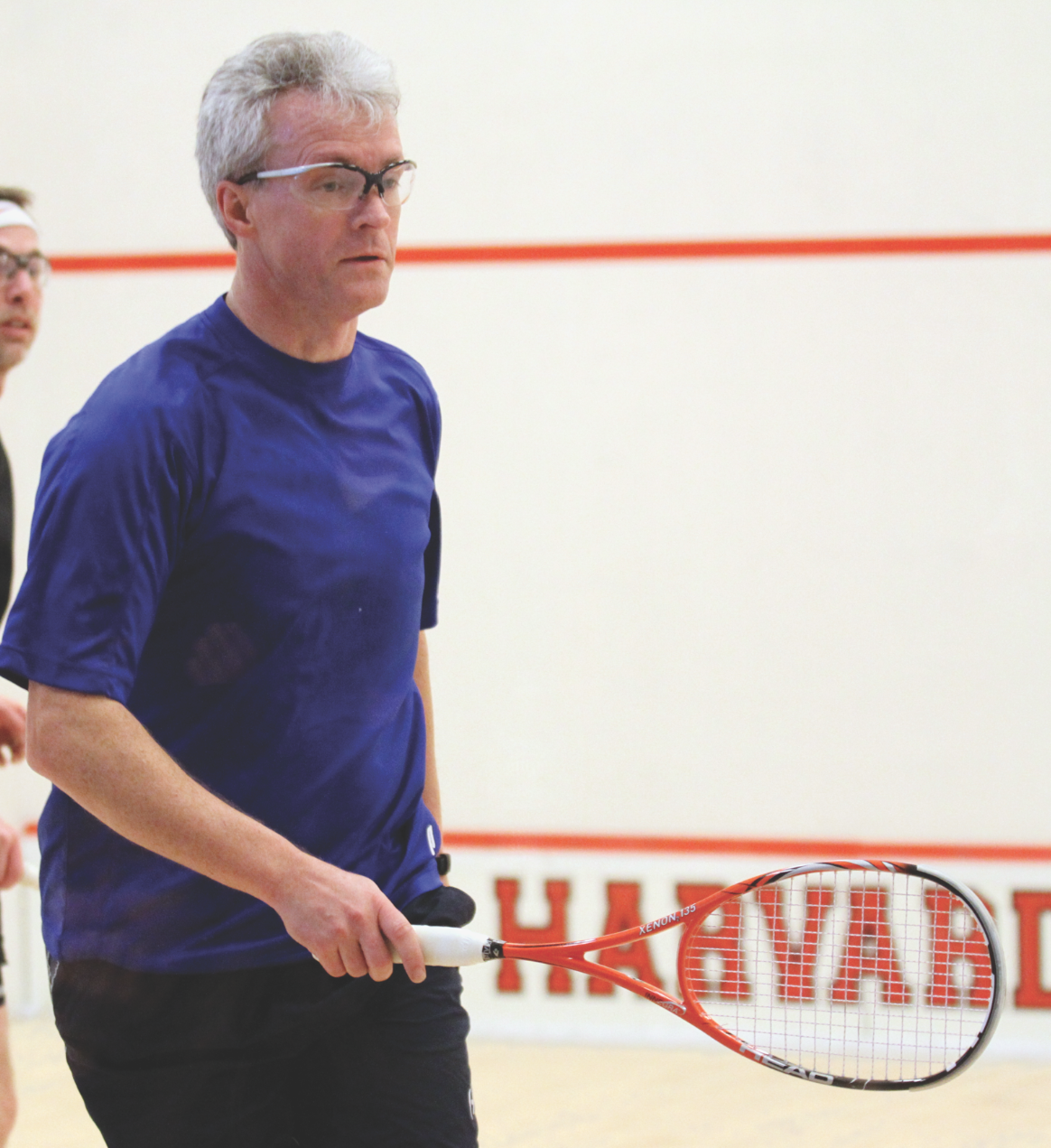 In the Men’s 50+, first-timer Dominic Hughes met little resistance on his way to the championship, but Mark Reed held his own in the opening game of the final before falling in three. 