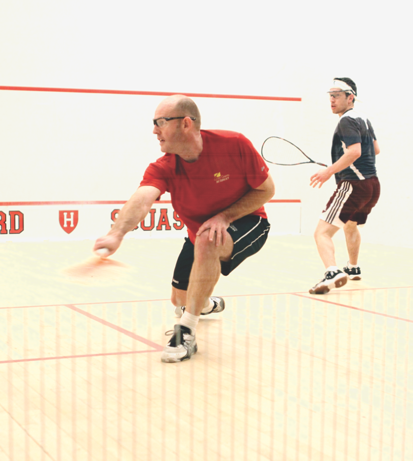  In the Men’s 35+, Daniel Sharplin won his fourth consecutive championship in dominating fashion, this time over Mike Semprucci 11-6, 11-0, 11-8. 