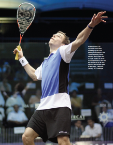 Nick Matthew is on the top of the world after following up his Gold Medal performance at the Commonwealth Games with the World Open title in Saudia Arabia. He is the first Englishman to win the World Open in its 34-year history—and he will again be World No. 1 with the January 2011 rankings. 