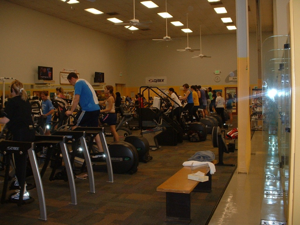 quash isn’t the only thing happening at Meadow Mill as the facility is decked out in plenty of cardio equipment.