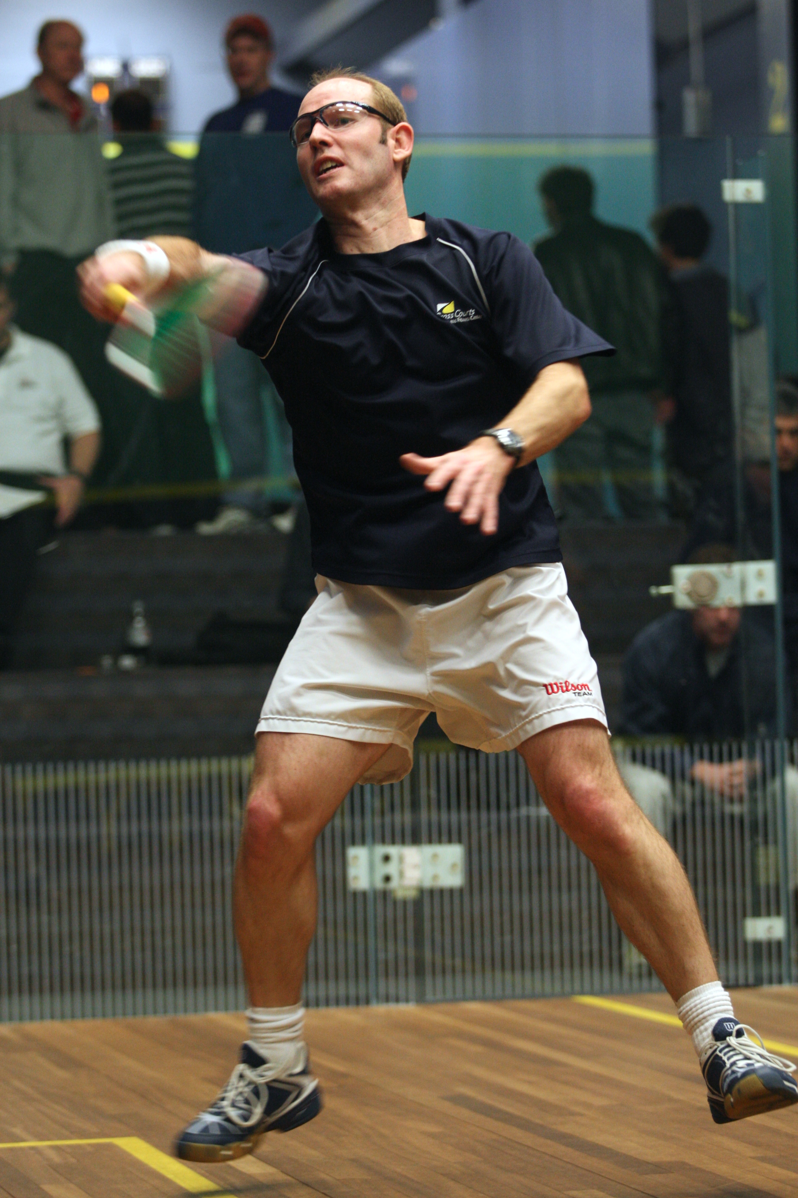 Daniel Sharplin took the M35 by stopping defending champion Mick Joint in their five-game final.