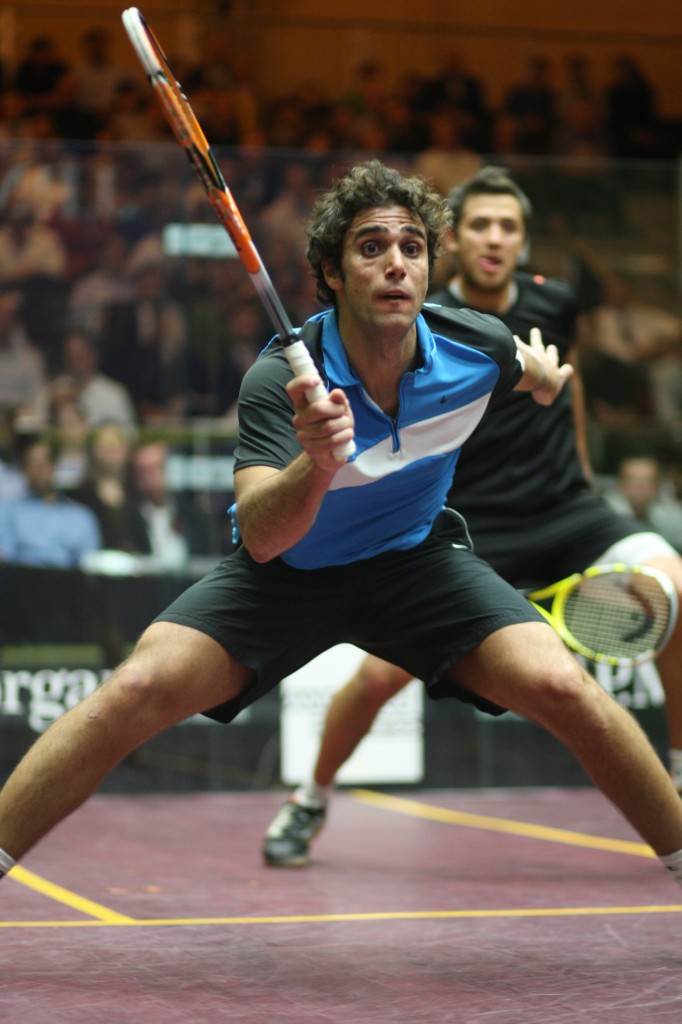 For Karim Darwish, his first outing as World No. 1 proved to be more than he could handle. 