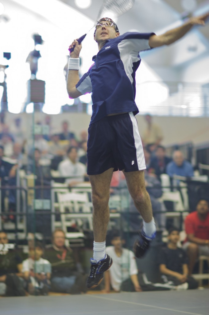 John White, former World No. 1, brought a bit of panache to the National Open division at the U.S. Championships by leaping and lunging his way to an easily-won title. For White, who plans to retire from the professional tour over the coming months, his focus will be on Franklin & Marshall where he just finished his first season as head coach. The National Open, created to give foreign-born players who are not citizens a more competitive division to play in, offered a small winner’s purse that could grow as the division takes hold in the annual event.