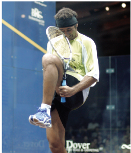 In the 2006 U.S. Open semifinal, Amr Shabana squandered nine match balls in the fourth game. Remarkably, after destroying his racquet in frustration, Shabana did recover to win the match over Ramy Ashour