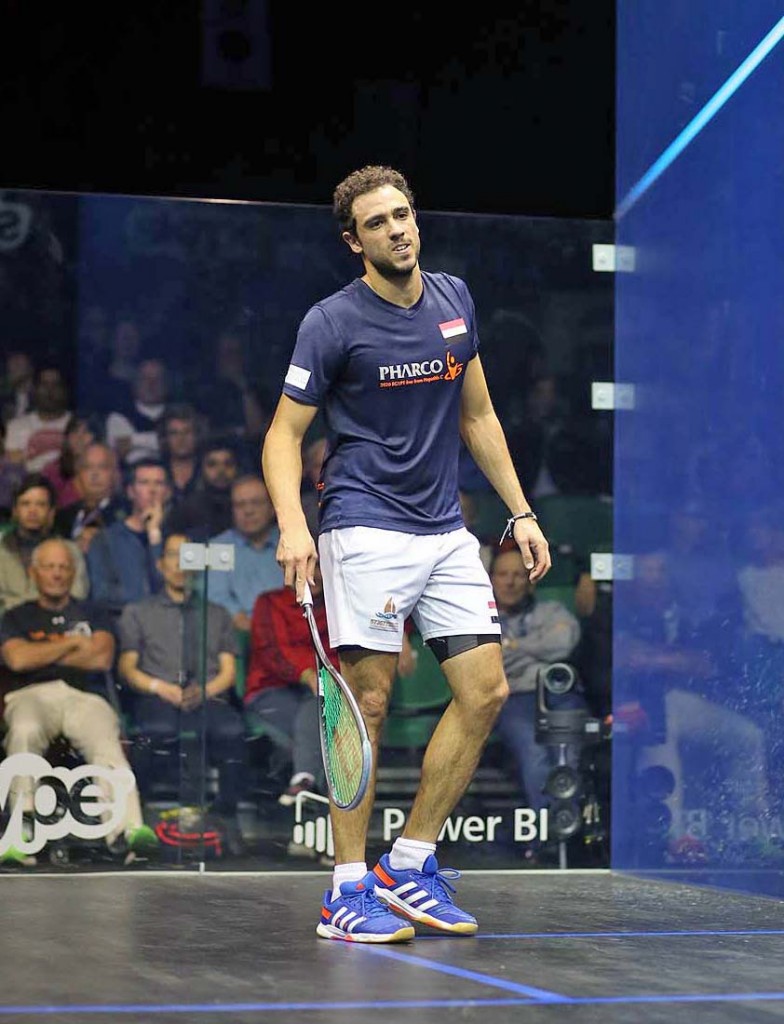 Ramy Ashour's hamstring again hampered him as he lost in the quarters. 