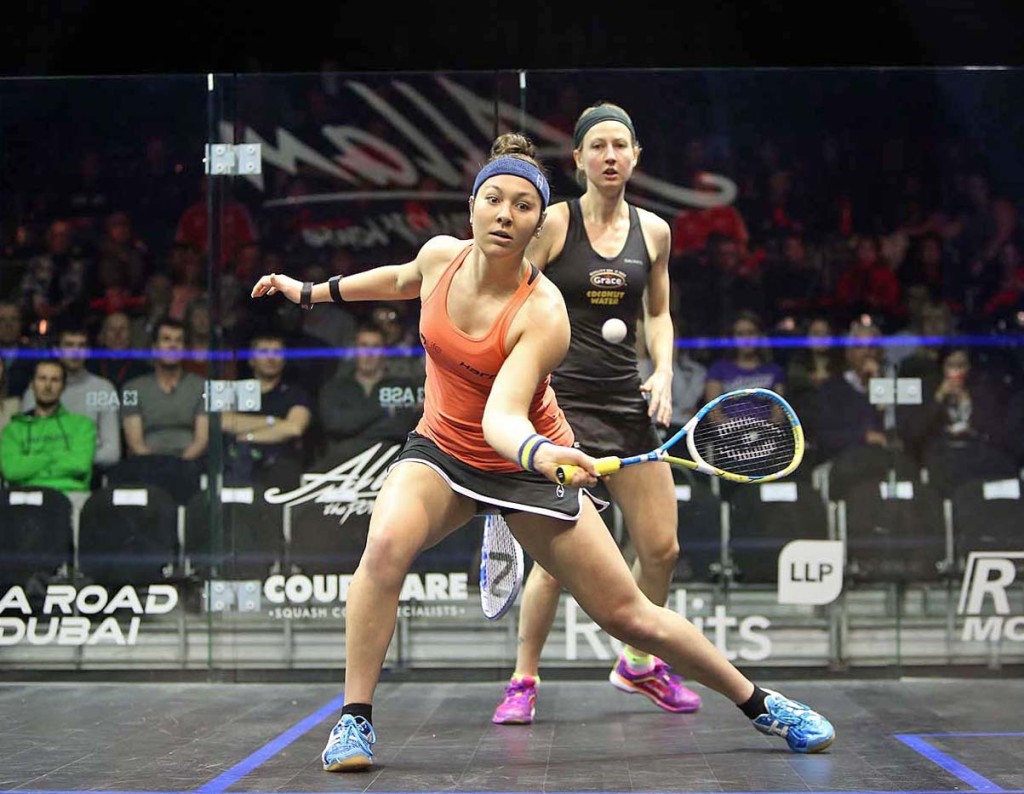Amanda Sobhy became the first American to reach the quarters of a British Open since Natalie Grainger made the semis in 2008.