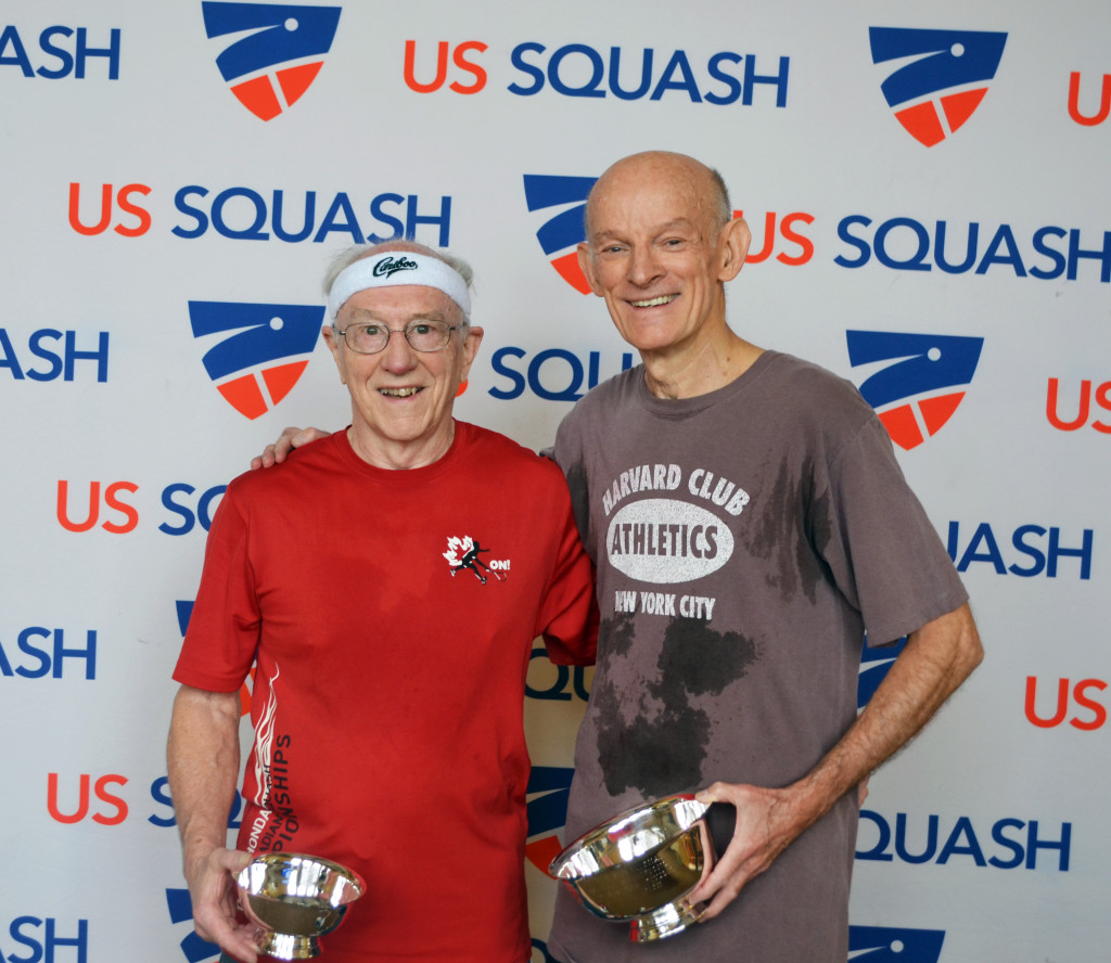 After three consecutive losses to Poulton (l) Nelson (r) was finally able to secure his record title.